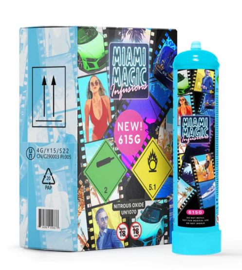 Miami Magic 615g N2O Cannister - Geelong Nangs