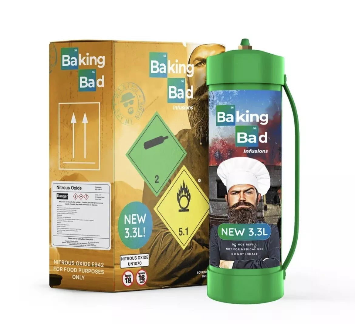 Baking bad 3.3L canisters - Geelong Nangs
